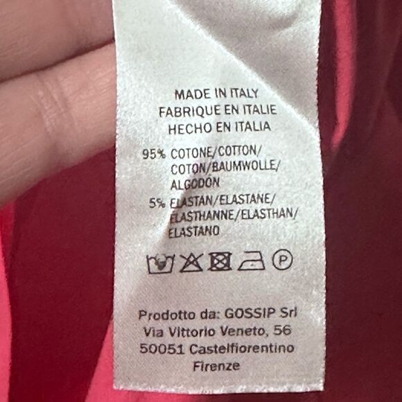 Antonelli | NWTs Monaco Pink Front Button Midi Dress Size Medium - Picture 13 of 13